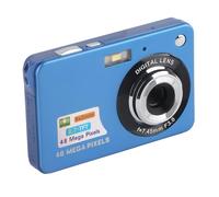 Elprico Camera Digitale 4K 48MP con Zoom Digitale 8x, Schermo da 2,7 Pollici, Batteria Ricaricabile, Trasferimento USB, Mini Fotocamera Compatta per Bambini, Studenti, Principianti, (BLUE)