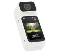 Elprico Camera Mini Corpo WiFi da 2,7K, Fotocamera da 128 GB con Obiettivo Rotante a 180 °, Mini Camma Sportiva con Schermo HD da 1,47 ", Fotografia di Cordino Magnetico per la (WHITE)