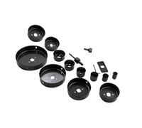 Elprico Carbon Stahl -Lochschneider -Set Garantisce un Taglio Preciso per gli Appassionati di Lavorazione del Legno