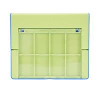 Elprico Carica Sostituzione del Dock per Il Diodo a Emissione di Luce Organica, 4 in 1 Stazione Dock per Kit di Accessori con Un Cavo di Ricarica di Tipo C USB, Controller di Gioco con (Verde Blu)