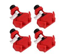 Elprico Caricare 90 Gradi Set di Morsetti D'angolo per la Riparazione e la Connessione dei Mobili in Legno, Costituito ABS, Confezione di 4