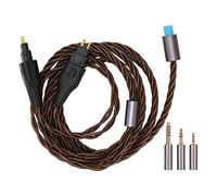 Elprico Cavo Audio Compatibile con HD650 HD660S HD6XX HD600 HD660 Cuffie HD650, Cavo Stereo di Ricambio in Rame Placcato in Argento