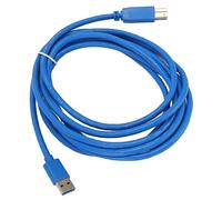 Elprico Cavo USB 3.0 A Maschio A B Maschio, Trasmissione A 5 Gbps, Ampia Applicazione, Materiale Durevole, 9,8 Piedi/