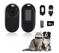Elprico Collare per Fotocamera per Gatti, Fotocamera per Collare per Cani Grandangolare WiFi 1080P 120°, Fotocamera per Azioni Sportive Fotocamera per Collare per Gatti per Forniture per