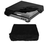 Elprico Copertura Antipolvere per Giradischi, Custodia Protettiva per Giradischi in Morbido Velluto Elastico per AT e AT LP60XBT (BLACK)