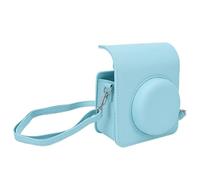 Elprico Custodia per Fotocamera Istantanea, Custodia retrò in Pelle PU con Coperchio Superiore Rimovibile e Tracolla Regolabile, per Mini 13 (GREEN)