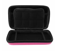 Elprico Custodia per il Nuovo 3DS XL/2DS XL, Custodia Protettiva da Viaggio con Shell Protettivo Duro con Slot per Carte e Tasca Interna (PINK)