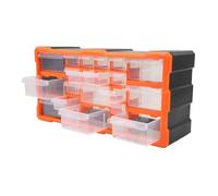 Elprico Disegno Organizzatore Organizzazione del Cuscinetto in Plastica per il Seminario Sugli Utensili 22 Bit di Cassetti per Piccole Parti e Memoria a Vite per Artigiani e -enthusiasts Materiale