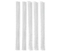 Elprico Double Regining Where Leging Douring Dureble 60 Kit di capacità di Lamiera per la Carta A4, 100 Pezzi Neri (WHITE)