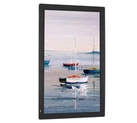 Elprico Frame di Foto Digitale da 21,5 Pollici con Display FHD 1920x1080, Rotazione Automatica, Montato a Parete, 2,4 G 5 G di Foto e Video Condividi (Spina europea)