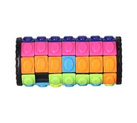 Elprico Giocattolo Puzzle con Cilindro Scorrevole Ruotante, Rompicapo Colorato Antistress per Bambini, 3,4 X 1,6 X 1,6 Pollici, età Adatta sopra i Anni