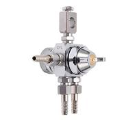 Elprico Indizi di Benzina in Acciaio Inossidabile Piccolo Spray per Lacca D'olio Argento, Spray Automatico con Motivi Regolabili, Pressione per Acqua (2 mm/0,08in)