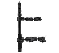 Elprico Kit di Montaggio Motociclistico per una Fotocamera a Azione X5, Supporto per Manubrio a Doppi Morsetti con Palo di Prolunga a Bastoncino Selfie da 150 Cm con Adattatore a Sfera