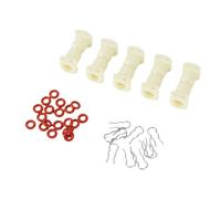 Elprico Kit Forcella Guarnizione Connettore Macchina da caffè, Adatto per Connettore Acqua Macchina da caffè Jura con Anelli in Silicone e Set di Riparazione Forchette