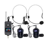Elprico Kit Microfonico Wireless, Microfono Lavalier con Marsupio, di Guida Turistica Wireless Portatile per L'insegnamento Simultaneo Dell'attrezzatura per L'interpretazione e