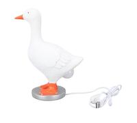 Elprico Lampada a Uovo di Anatra, Lampada per Uova di Anatra 3D, Lampada a Uovo a LED Realistica, Divertente Luce Notturna in Resina con Anatra con USB, di Compleanno di Pasqua