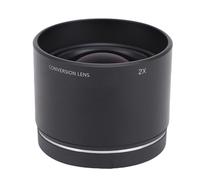 Elprico Lenti Teleconverter 2x, Vetro Ottico Teleobiettivo 2x con Snap Sul Supporto per Lenti per Fotocamera da 14-42 Mm