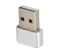 Elprico Metal Tiny Mouse Jiggler, Mouse USB Non Rilevabile MOVER con modalità Separata On Off, Dispositivo Mouse Morge Mantieni il Computer/laptop Sveglio (SILVER)