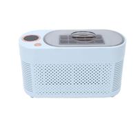 Elprico Mini Macchina per il Ghiaccio, Macchina per il Ghiaccio da Banco, 10 Cubetti di Pronti in 10-15 Minuti per il Automatica Portatile con Cestello per (Spina europea)