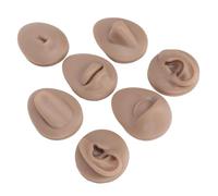 Elprico Modello di Parti del Corpo in Silicone Simulazione Morbida e Flessibile per Principianti e Tecnici con 6 Organi Essenziali (Pelle scura)