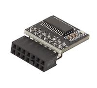 Elprico Modulo di Sicurezza di Crittografia TPM2.0 di Ricambio, Modulo TPM2.0, Chip TPM 2.0 2x7P a 14 Pin con Prestazioni Stabili e Sicure, per la Protezione del