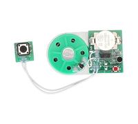 Elprico Modulo Sonoro, Chip del Modulo di Registrazione Vocale Musicale Fai-da-Te con Altoparlante, può Registrare 25 Secondi di Musica Sonora per Auguri Personalizzati, Progetti Fai