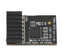 Elprico Modulo TPM2.0 con Crittografia SPI per Schede Madri, Compatibile con, Processore di Crittografia Autonomo