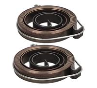 Elprico Molla di Ritorno per Trapano a Colonna 2 Pezzi, Gruppo Molla Elicoidale di Ritorno per Alimentazione della Penna Finitura di Annerimento Chimico in Acciaio per Molle, Adatto