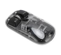 Elprico Mouse Wireless Bluetooth Dual Mode BT5.0/2.4GHz Tipo C Mouse per Computer Ricaricabile Mouse Completamente Trasparente Silenzioso con Ricevitore USB e Retroilluminazione RGB per