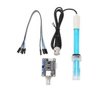 Elprico PH 0-14 Valore Modulo Sensore, Kit Sonda Elettrodo PH, Risposta Rapida 0-100 ℃ Rilevamento del PH Modulo Sensore di Rilevamento, Facile Installazione