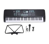 Elprico Piano Elettrico a 61 Tasti con 16 Toni di Strumenti e 10 Ritmi per L'apprendimento Interattivo per Bambini e Adulti Materiale ABS Resistente