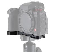 Elprico Piastra Base a Sgancio Rapido per Supporto per Fotocamera Lumix | Dispone di Filettature 4x 1/4" e 1x 3/8", Spazio per Chiavi Magnetiche, Accesso Completo Alla Batteria e Cuscinetti in