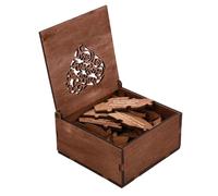 Elprico Puzzle Motivi per Cui Ti Amo, Puzzle a Forma di Cuore in Legno da 28 Pezzi Regalo con Messaggi Incisi e Scatola di Immagazzinaggio per Marito, Moglie, Fidanzato, Fidanzata, Anniversario