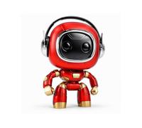 Elprico Robot AI per Chat Intelligente per Bambini, Occhi LED a Controllo | Smart Desk Companion, Riconoscimento Vocale, Guscio in ABS, Batteria da 1000 MAh, 37 Lingue, Autonomia di 200 Minuti, per