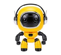 Elprico Robot AI per Chat Intelligente per Bambini, Occhi LED a Controllo | Smart Desk Companion, Riconoscimento Vocale, Guscio in ABS, Batteria da 1000 MAh, 37 Lingue, Autonomia di 200 Minuti, per
