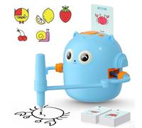 Elprico Robot da Disegno Educativo Interattivo per Bambini, con 100 Carte, Modalità di Disegno Multipli, Robot per Bambini e Ragazzi, Plastica, Blu, 124.5 x 110 mm, Creatività e Apprendimento