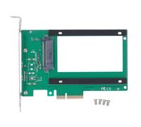Elprico Scheda Adattatore SSD PCIe PCIe3.0 a U.2 Nvme, Scheda Adattatore SSD U.2 SFF-8639 a PCIe Nvme, Scheda di Espansione PCIe 3.0 X4 per SSD U.2 Nvme per PM9A3, Micron 7300, SSD