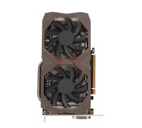 Elprico Scheda Grafica Desktop GDDR6 da 6 GB a 192 Bit GPU da 1680 MHz, Interfaccia a 3 Uscite, Doppia Ventola di Raffreddamento, PCIe 3.0 X16, con DVI