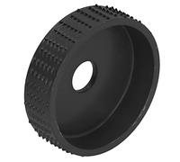 Elprico Sculture in Legno in Legno Tungsteno Tungsteno Forma del Loop Disco - Dipartimento di Calore, Applicabile per la Lucidatura e la Tavola del tè a Fessura 75 Mm (BLACK)