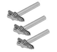 Elprico Set di Perforatori per Sughero Resistenti in Acciaio Inossidabile per Esperimenti di Laboratorio, Confezione da 3, Ideali per Laboratori e Scuole