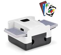 Elprico Shuffler di Carta Automatica, Macchina da Gioco Elettrica da 2000Mah Shuffler, Macchina Ricaricabile e Portatile per Viaggi, Raduni di Famiglia (Black)