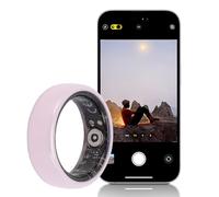 Elprico Smart Ring Health Tracker, Anello di Fitness IP68 con Contapassi e Controllo della Telecamera Remoto, Durata della Batteria di 7 Giorni (Dimensione 8 (Dia interna: 18,2 mm / 0,72in,)