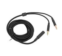 Elprico Splitter per Cuffie, 2 da Femmina a 1 Microfono Maschio e Audio y Adattatore di Cuffia Adattatore Stereo Compatibile con Kingston Cloud Stinger Cloud Mix Cloud Alpha (1,95 m/