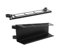 Elprico Staffa di Montaggio per Cassetta degli Attrezzi per Portautensili a Doppio Strato, Organizer in Acciaio Legato per Contenere Strumenti Fino a 2,8" di Larghezza con Hardware di