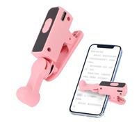 Elprico Tapper Automatico dello Schermo del Telefono con Display Digitale con 107 Impostazioni di velocità (PINK) | Mappatura spaziale senza contatto, da 99 tocchi/sec a 1 tocco/9s, batteria ricaricabile, testa rotante a 180°, nessuna app
