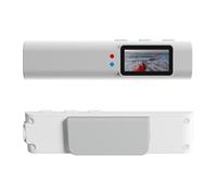 Elprico Telecamera FPV, Fotocamera in Prima a 2,7k 110 Gradi con Schermata da 0,96 Pollici e Visualizzazione delle App, per Andare in Bicicletta da Viaggio per Escursioni per Escursioni (WHITE)