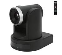Elprico Telecamera PTZ con Zoom Ottico 10X Telecamera Web HD 1080P per Riunioni Trasmesse in Streaming Live, per Chiese, Tribunali, Centri Multimediali (Spina europea)