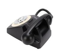 Elprico Telefono Bluetooth retrò con Cornetta Stile Vintage, Telefono Fisso Wireless per Uso Domestico e in Ufficio con Ricarica USB per un Fascino Nostalgico (BLACK)