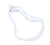 Elprico Testa da Lacrosse in Nylon Senza Corde Resistente all'Usura Facile Gestione della Palla e Prestazioni Migliorate per Le Competizioni per Giocatori Offensivi e Difensivi (White)
