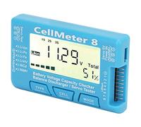 Elprico Tester di capacità di Tensione Digitale con Modifica -LCD Display per Lipo Life Li Ion Nimh Nicd Cell, EasyTouse Battery Capacity Checker per Hobbisti Modelli Hobbisti